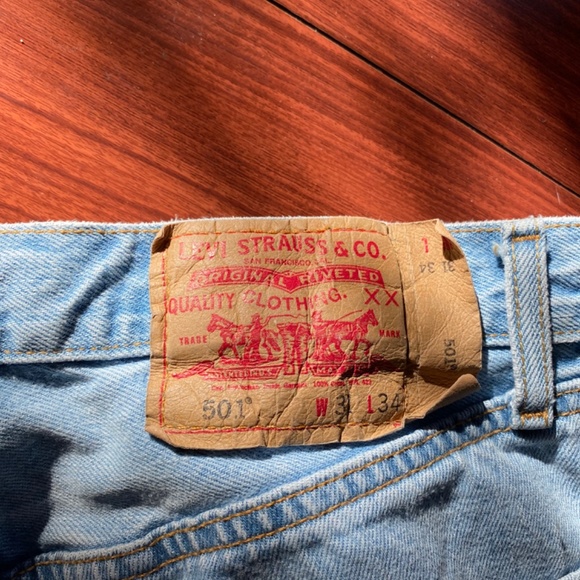 Levi custom ripped jeans vintage - Picture 6 of 6